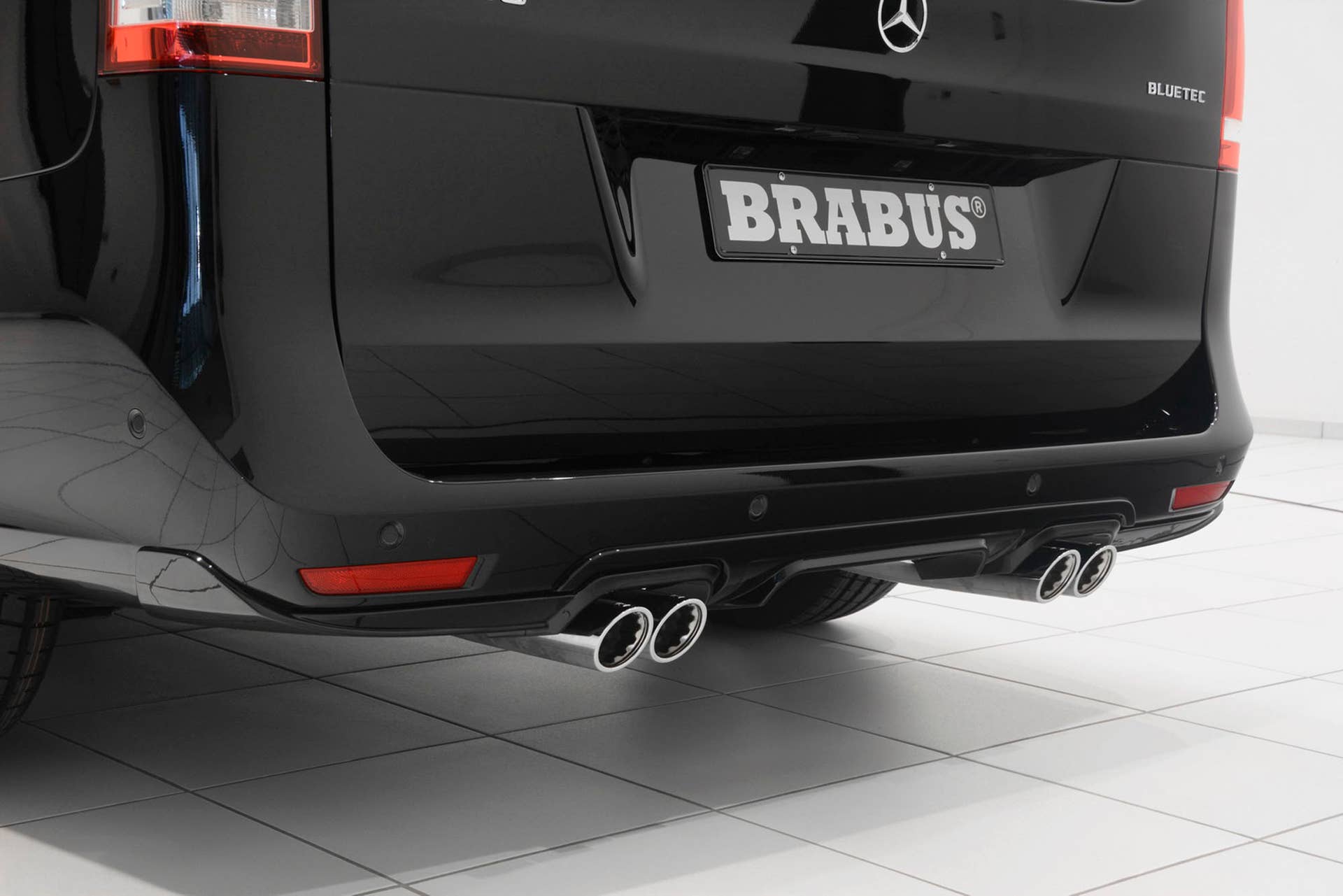 Brabus V-Class tailpipes