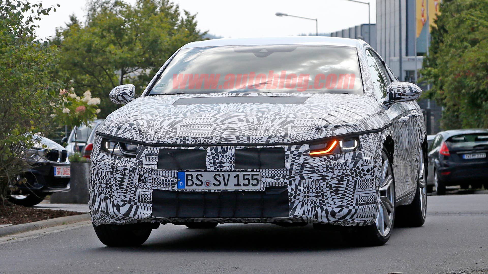 2018 Volkswagen CC Spy Shot Front Exterior