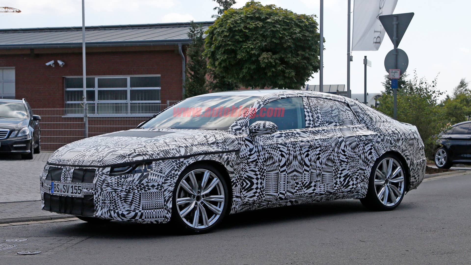 2018 Volkswagen CC Spy Shot Side Exterior