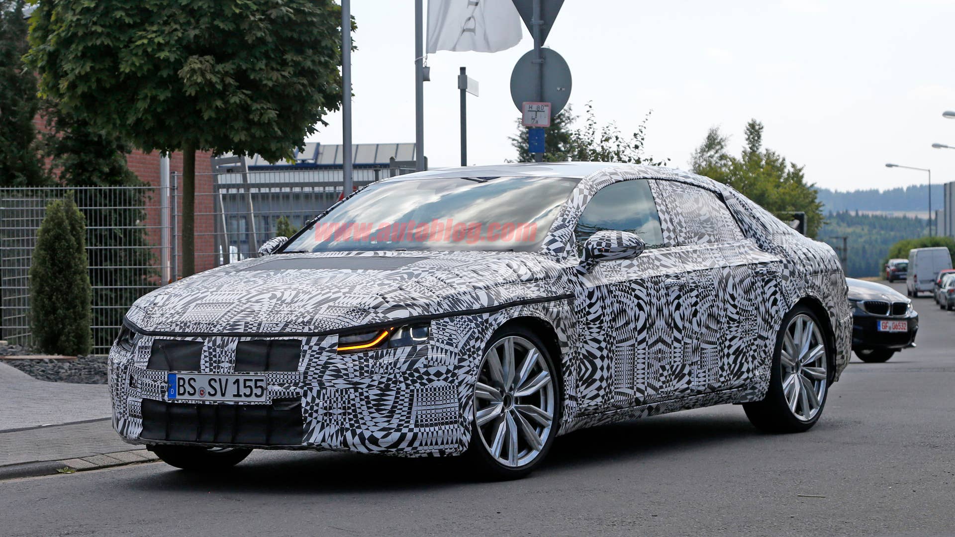 2018 Volkswagen CC Spy Shot Front Exterior