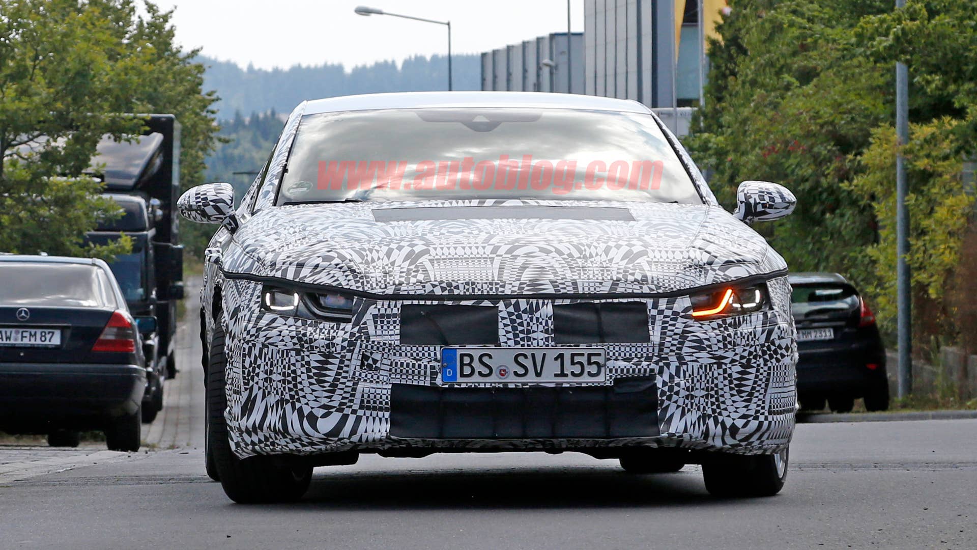 2018 Volkswagen CC Spy Shot Front Exterior