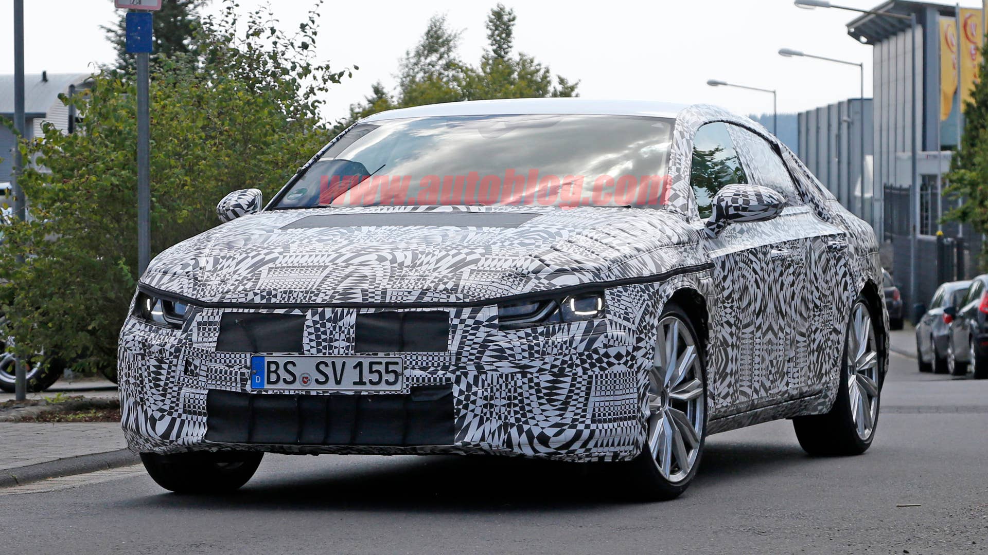 2018 Volkswagen CC Spy Shot Front Exterior