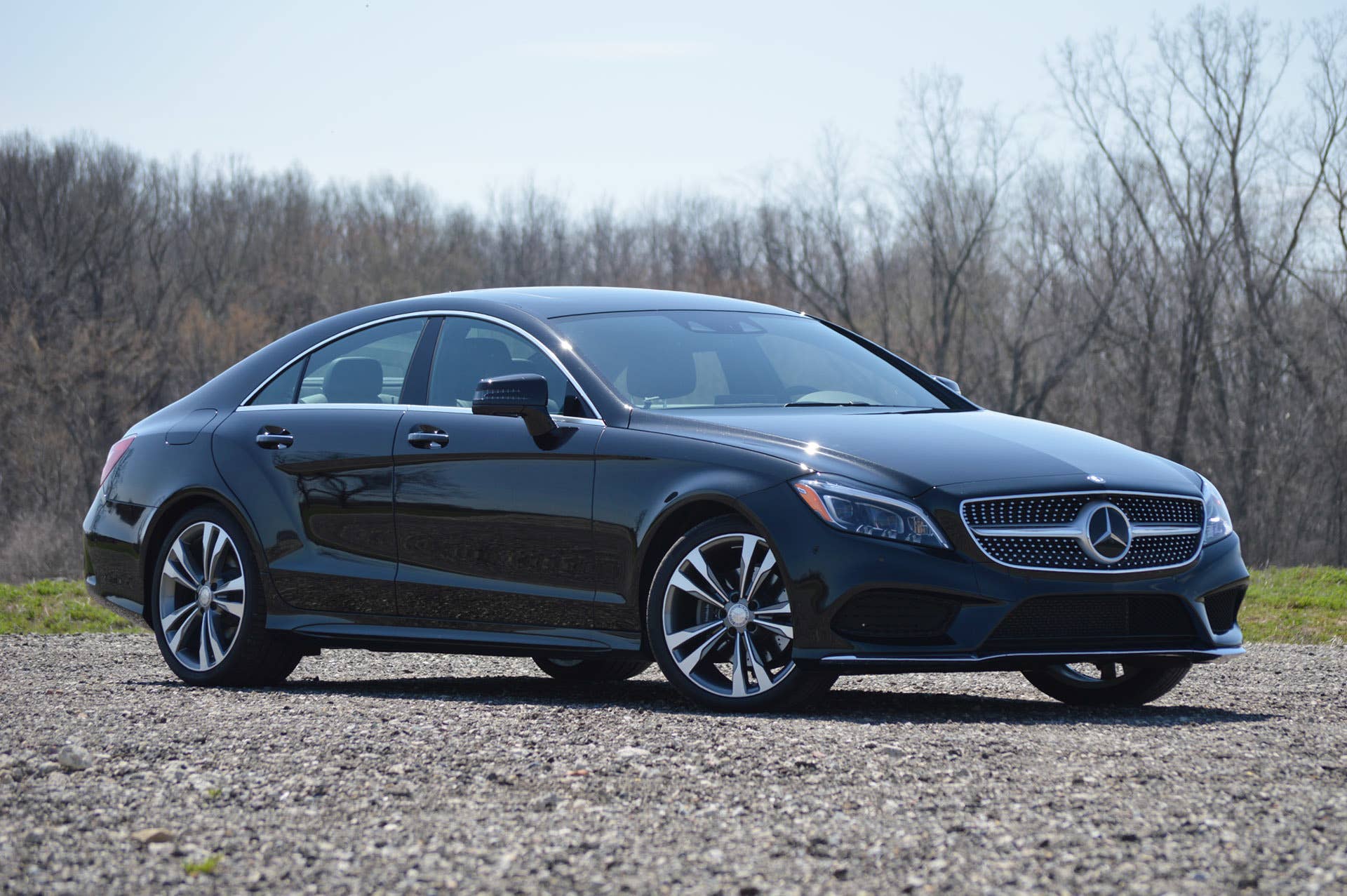 2015 mercedes-benz cls400 front third black