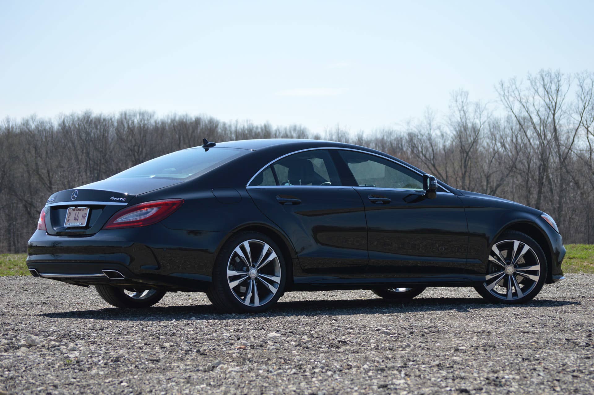 2015 mercedes-benz cls400 rear third black