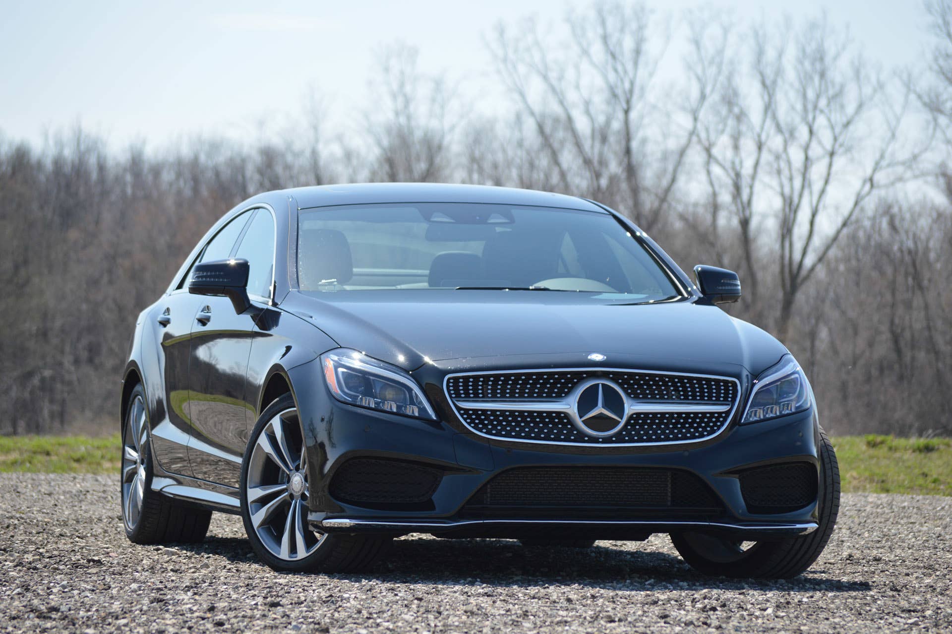 2015 mercedes-benz cls400 front black