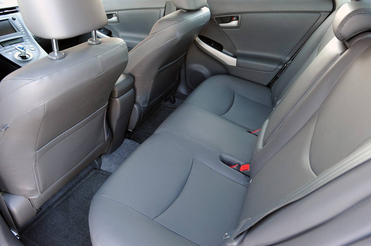 2011 Toyota Prius rear seats