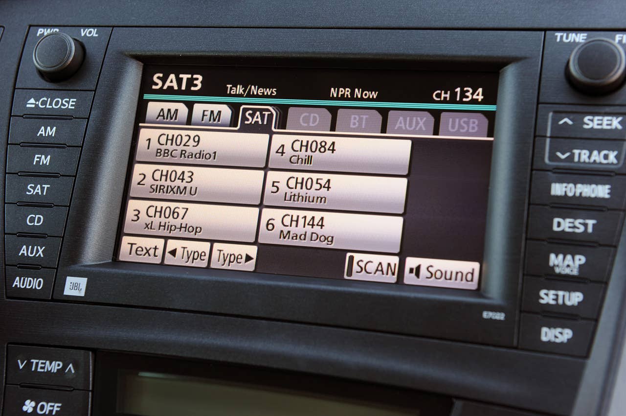2011 Toyota Prius audio system