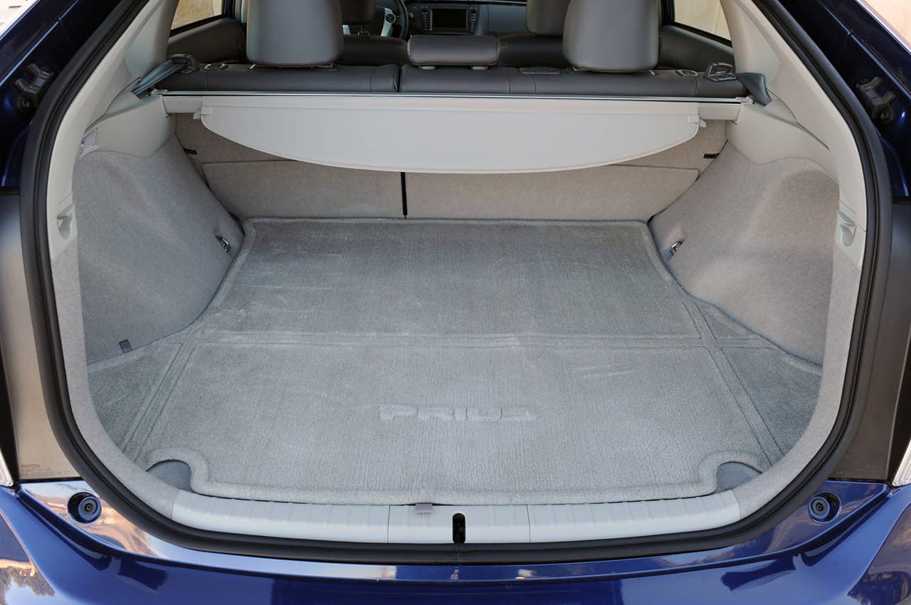 2011 Toyota Prius rear cargo area