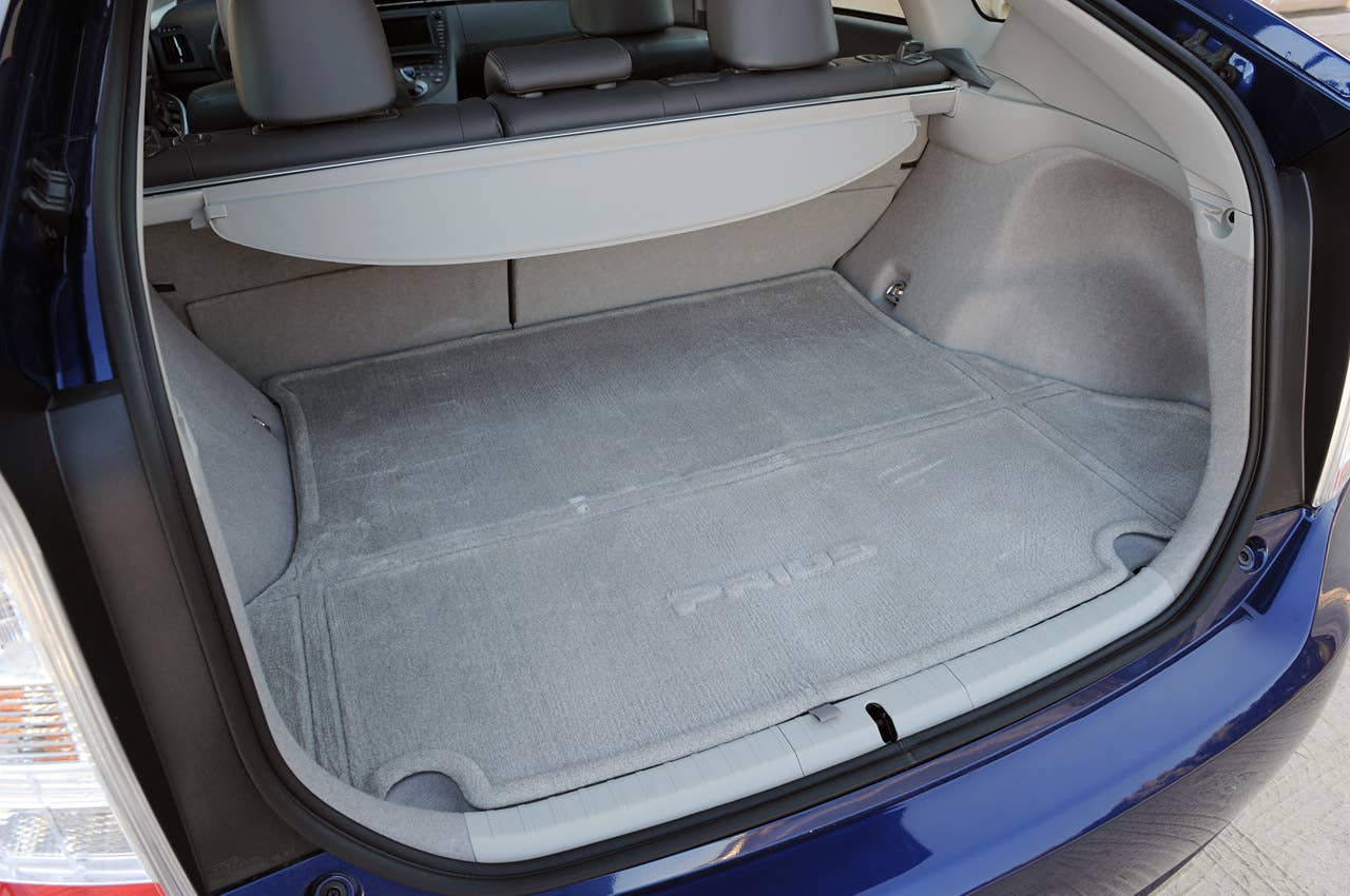 2011 Toyota Prius rear cargo area