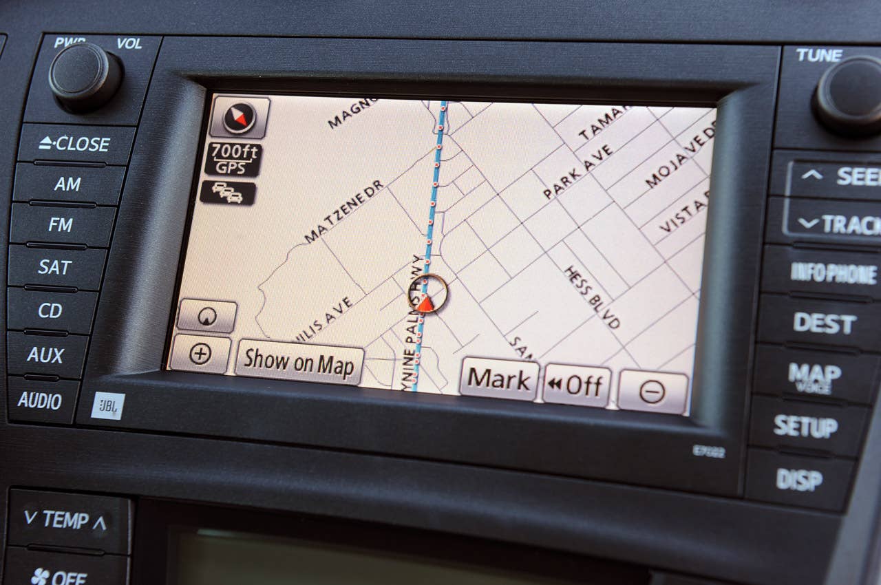 2011 Toyota Prius navigation system