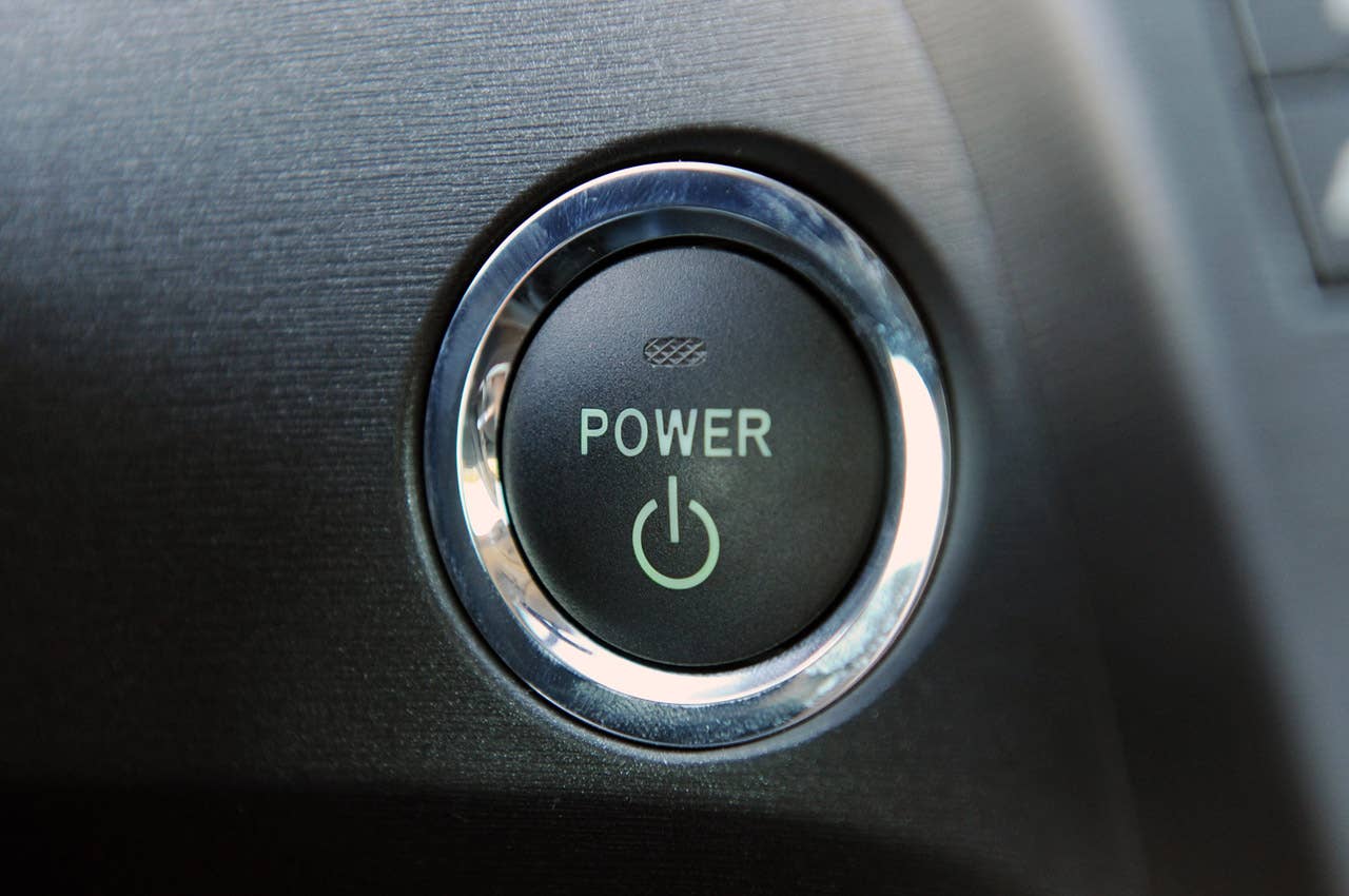 2011 Toyota Prius power button