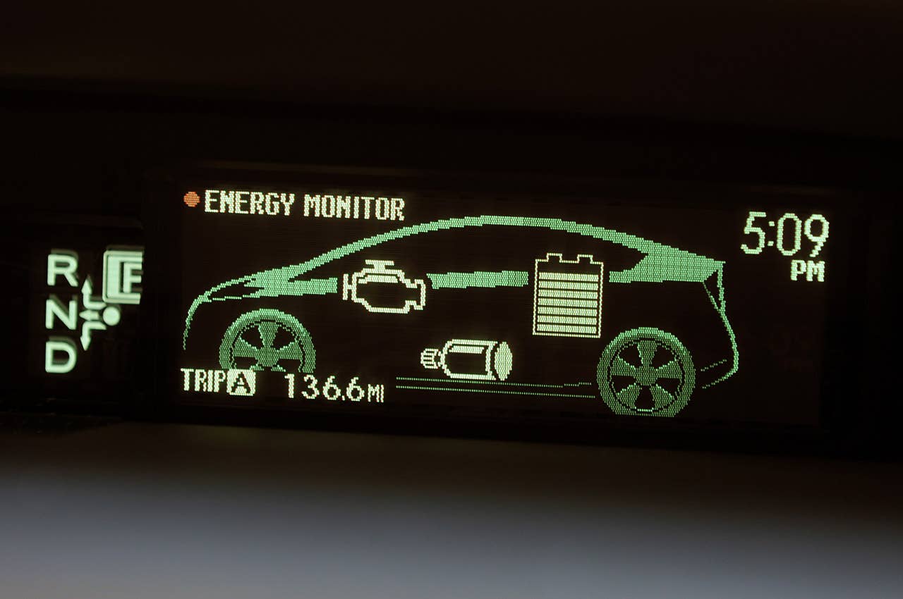 2011 Toyota Prius energy monitor
