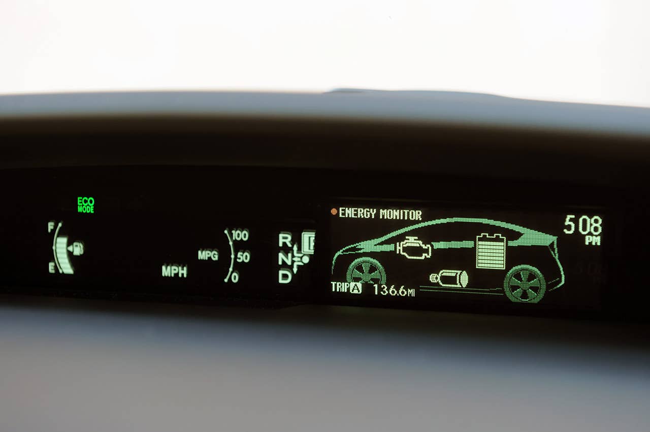 2011 Toyota Prius energy monitor