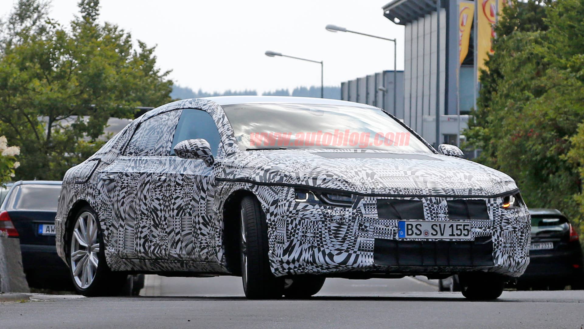 2018 Volkswagen CC Spy Shot Front Exterior