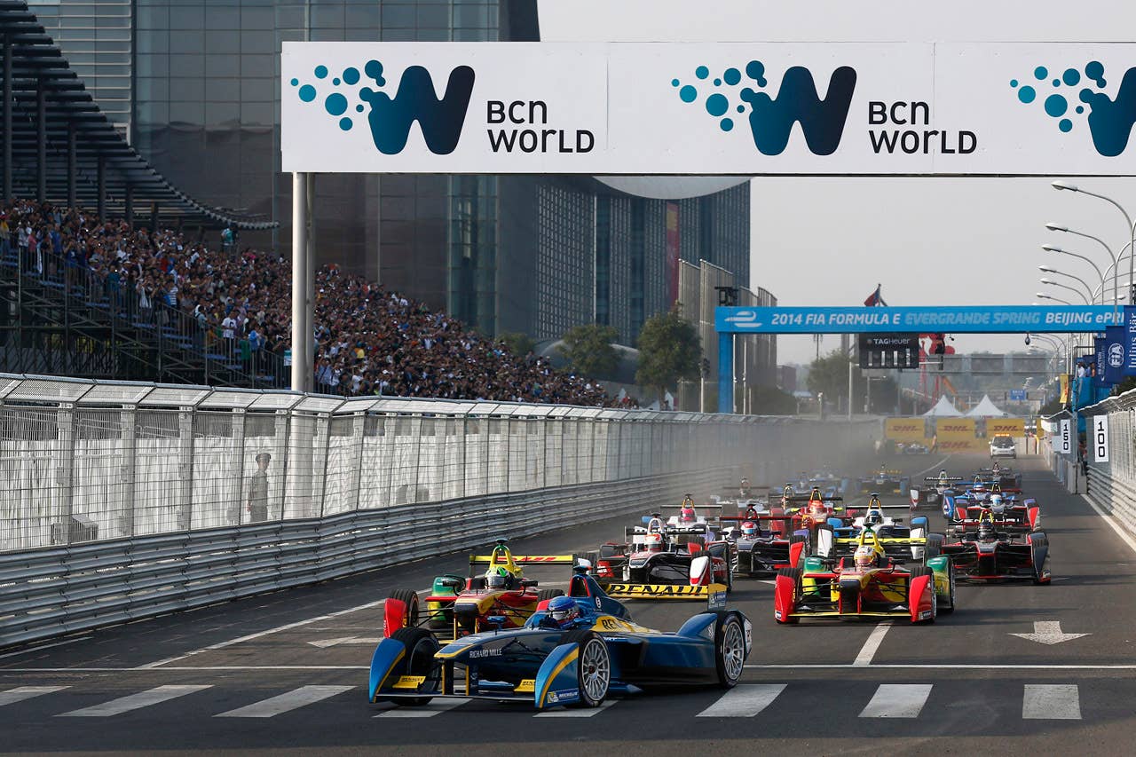 FIA Formula E - Race Beijing E-Prix, China Saturday 13 September 2014. Photo: Sam Bloxham/LAT/ Formula E ref: Digital Image _SBL5713