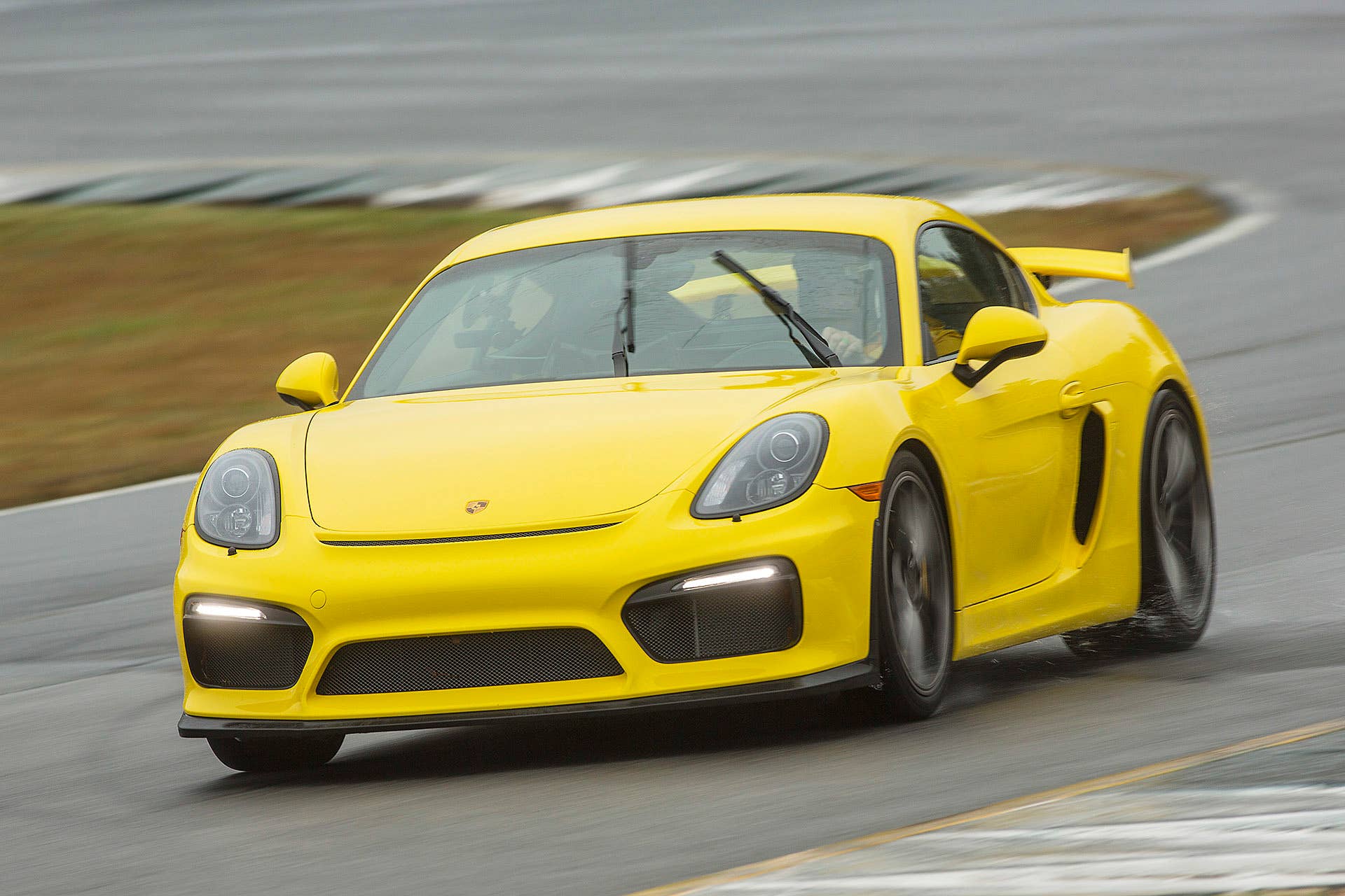 2016 Porsche Cayman GT4 on track