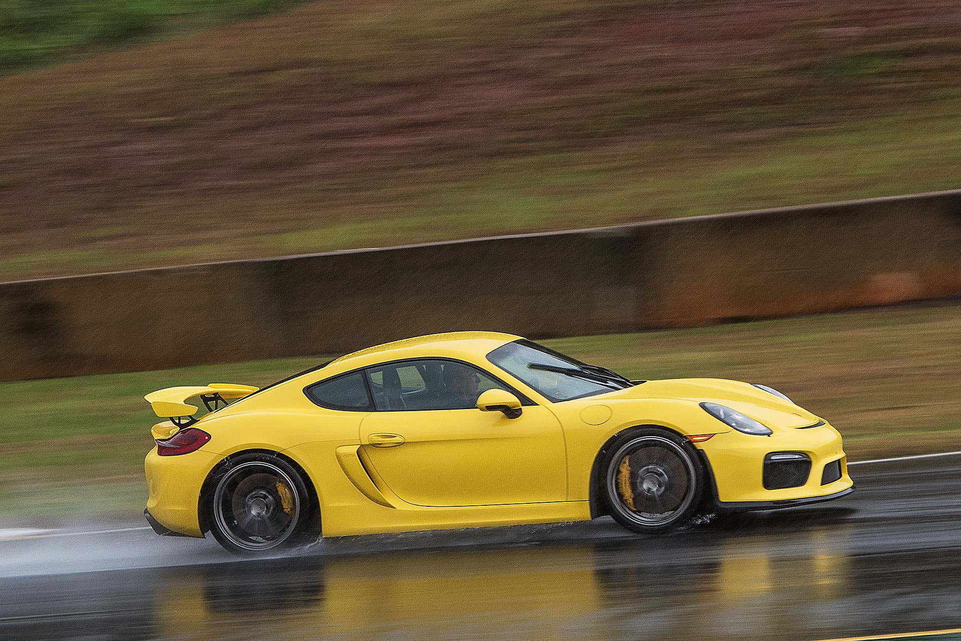 2016 Porsche Cayman GT4 on track