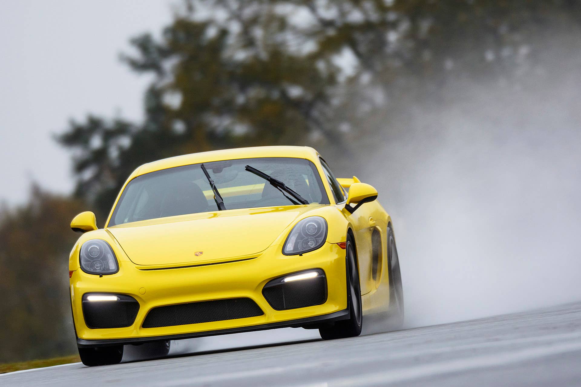 2016 Porsche Cayman GT4 on track