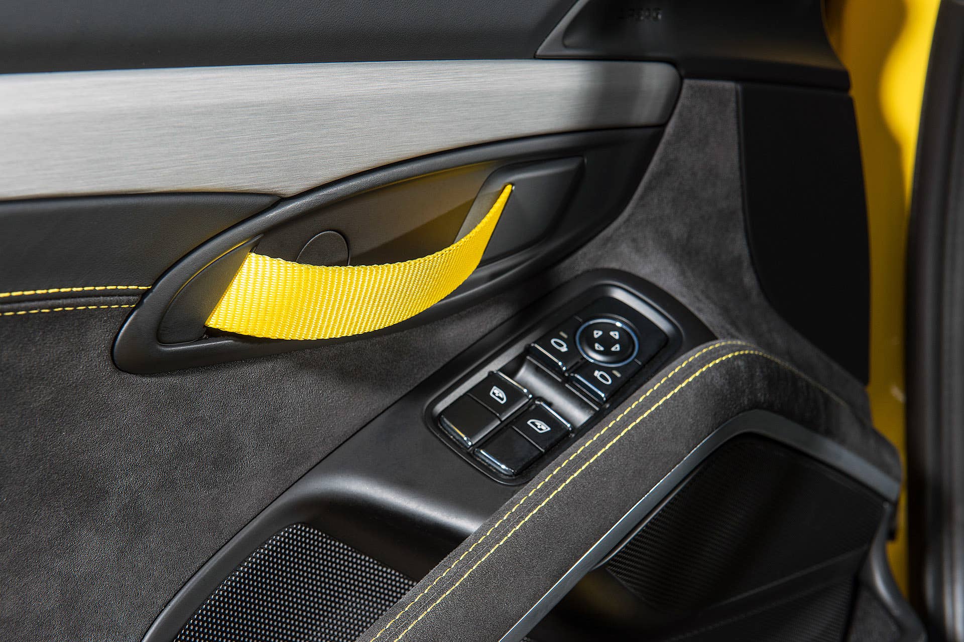 2016 Porsche Cayman GT4 door strap