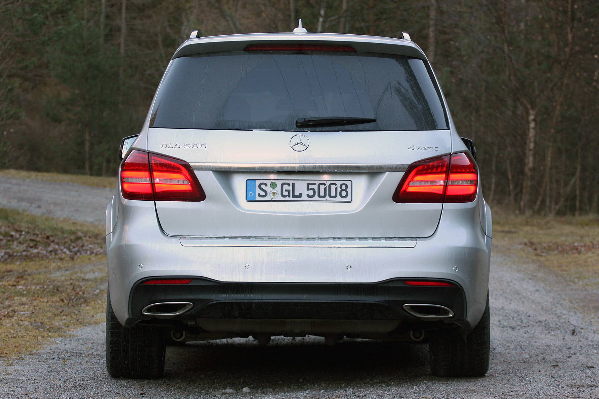 2017 Mercedes-Benz GLS-Class rear view