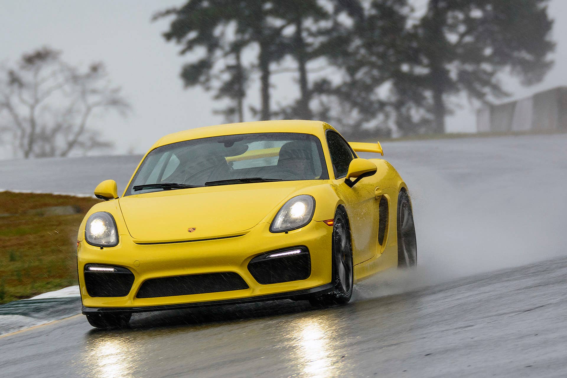2016 Porsche Cayman GT4 on track