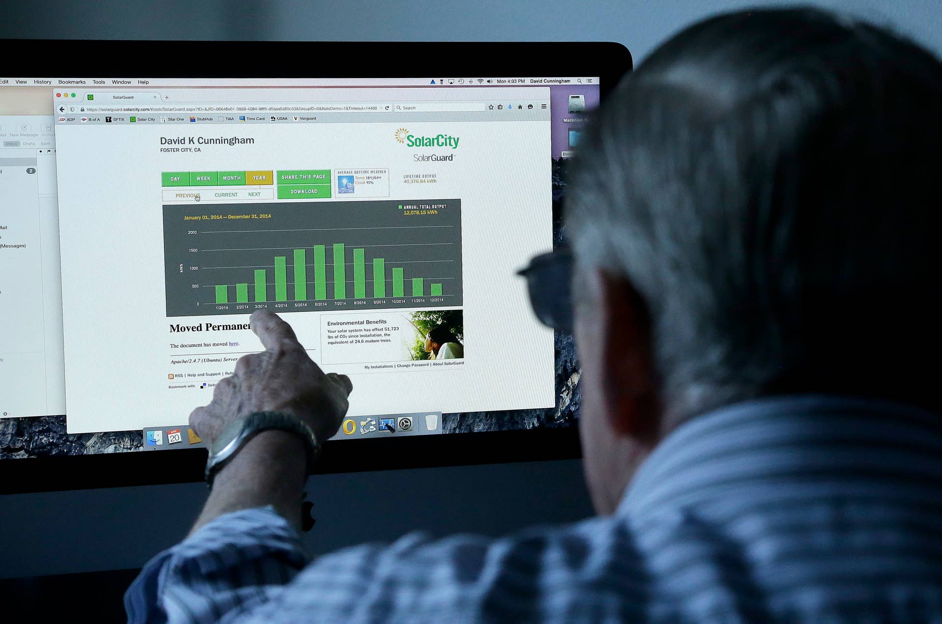 Solar City energy management website