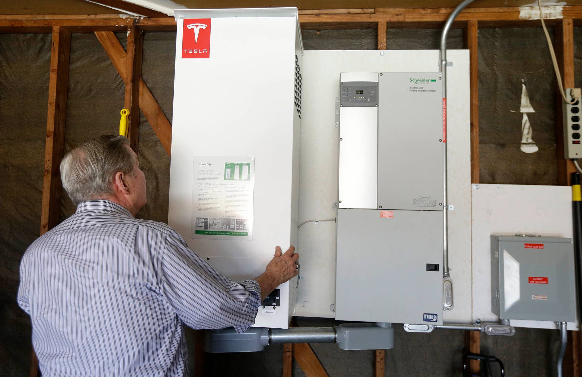 Tesla home battery system prototype