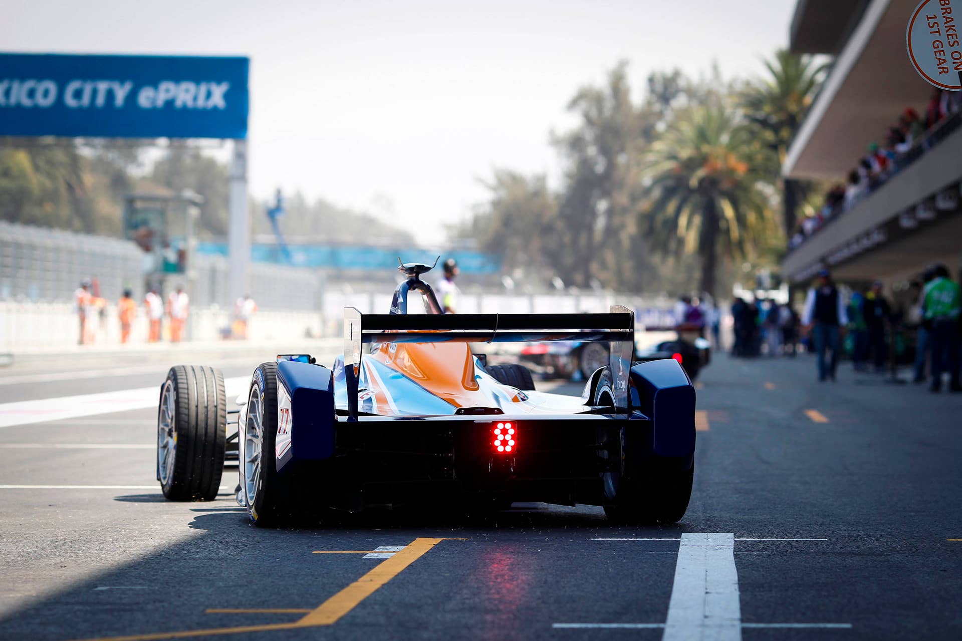2016 Formula E Mexico City ePrix Team Aguri pit