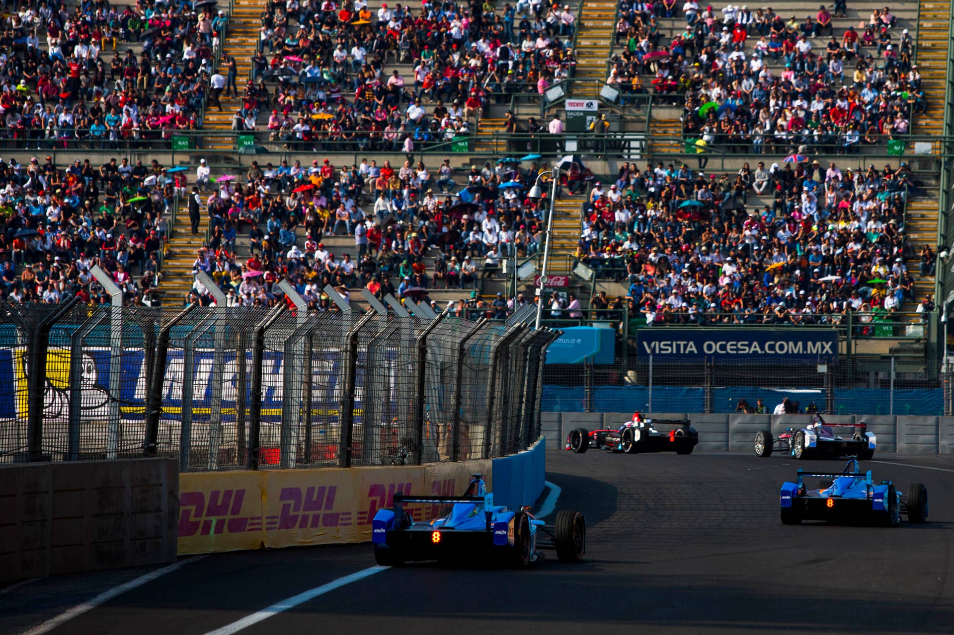 Mexico City ePrix action