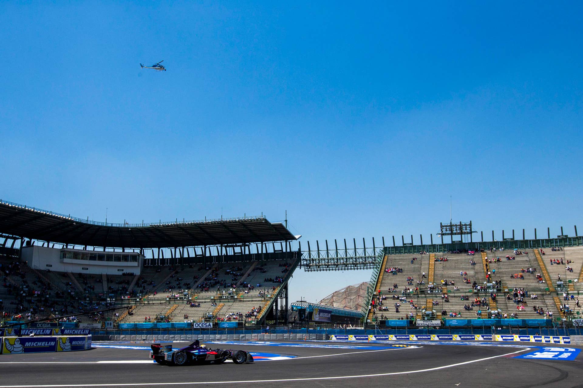 2016 Formula E Mexico City ePrix grandstands