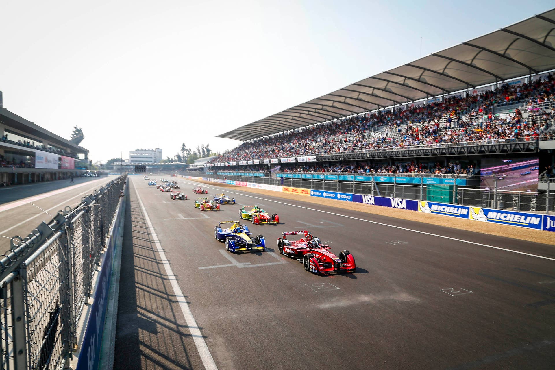 The Race. Mexico City e-Prix, Mexico, Central America. Saturday 12 March 2016 Photo: Adam Warner /LAT/FE. ref: Digital Image _L5R9340