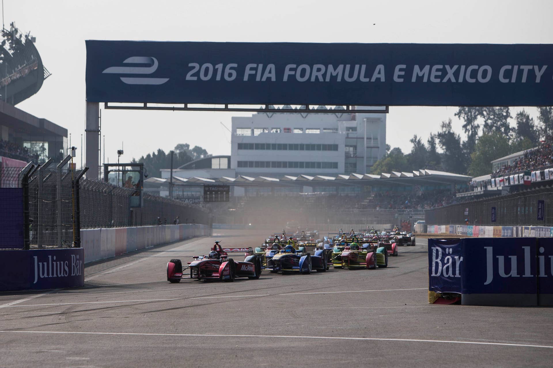 2016 Formula E Mexico City ePrix start