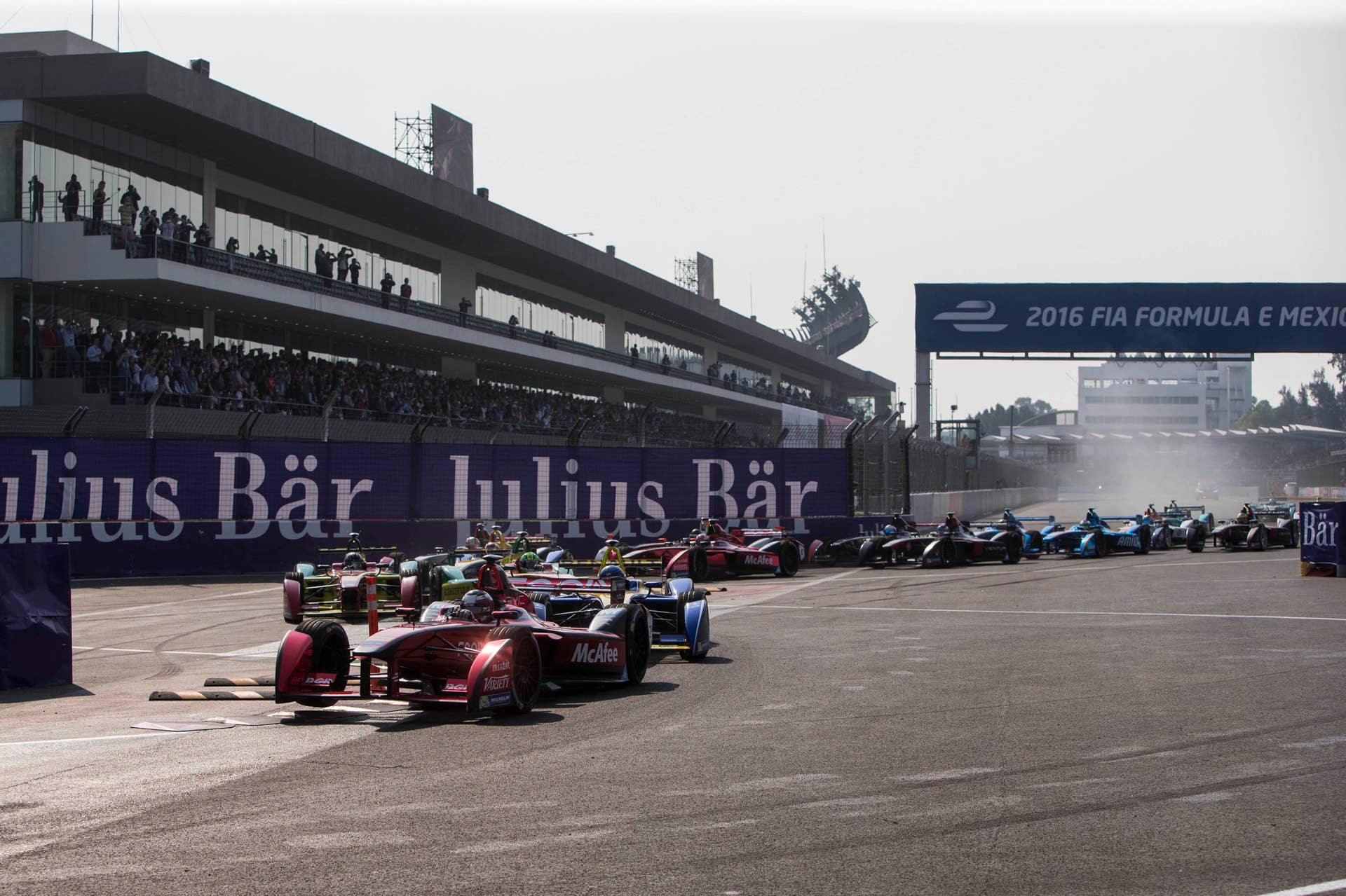2016 Formula E Mexico City ePrix starting grid