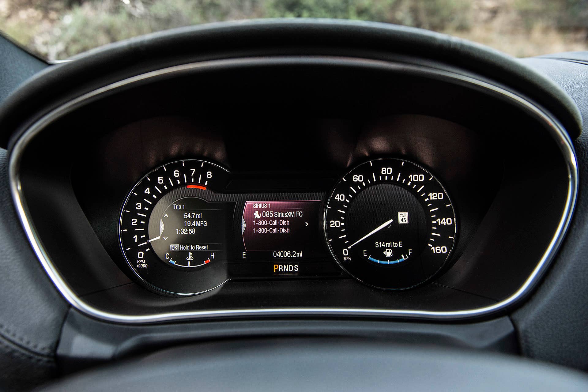 2016 Lincoln MKX gauges