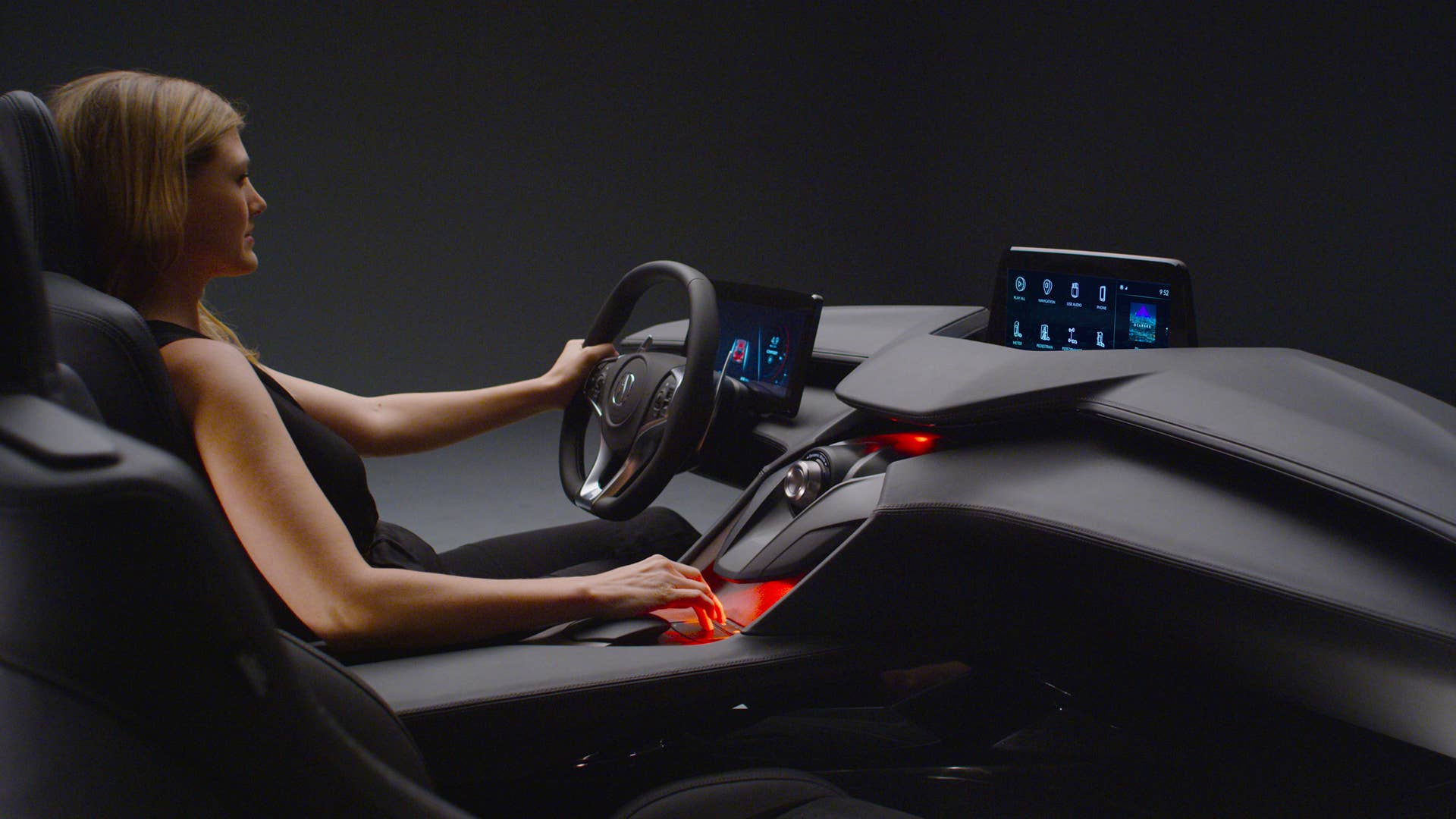 The Acura Precision Cockpit fuses a sporty design with a next-gen touchpad-based interface and new Acura operating system.