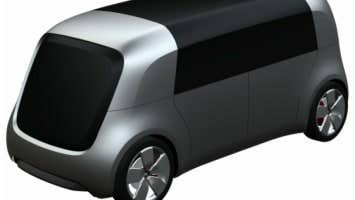 VW electric vehicle patent drawing