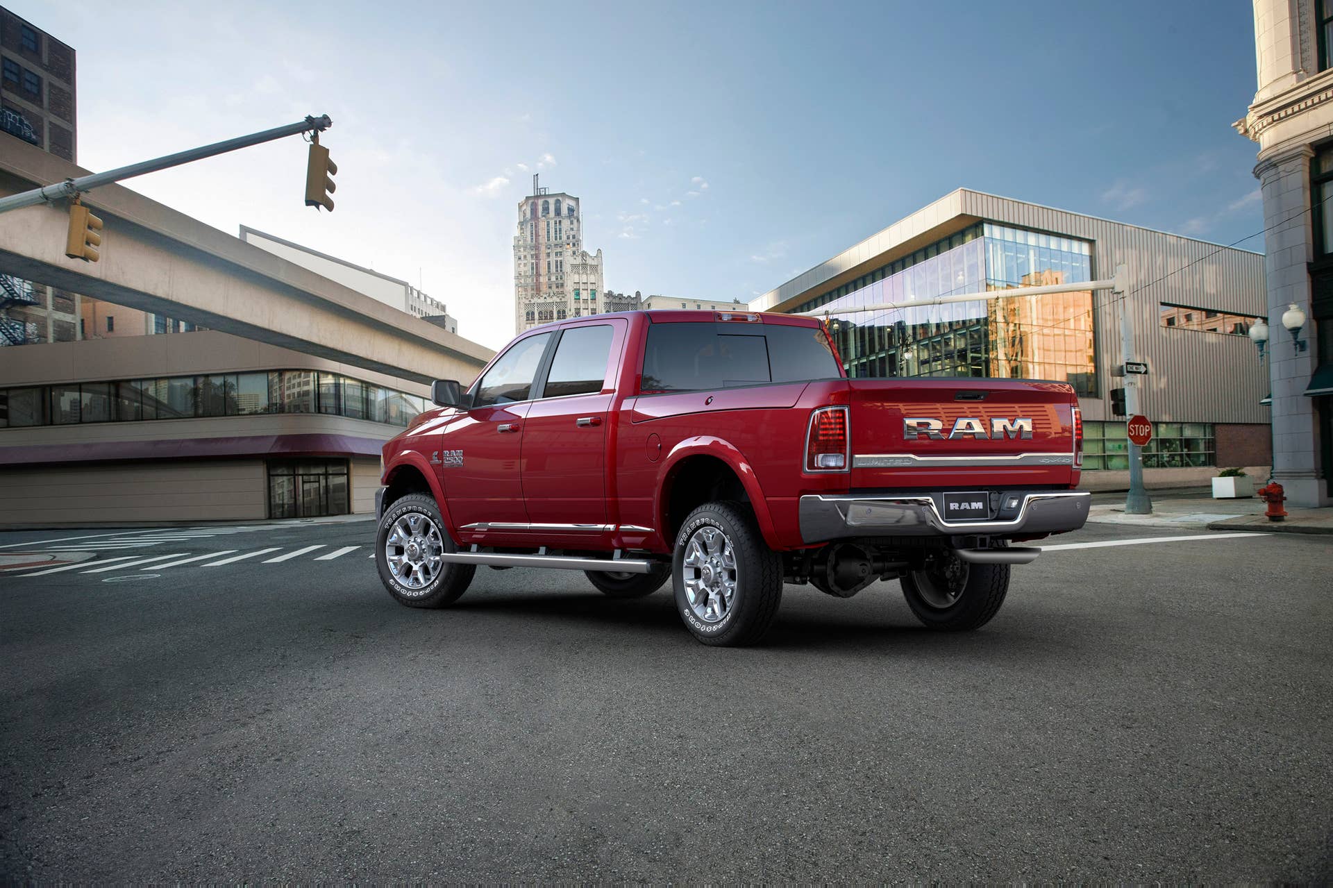 red 2016 ram 2500 heavy duty rear