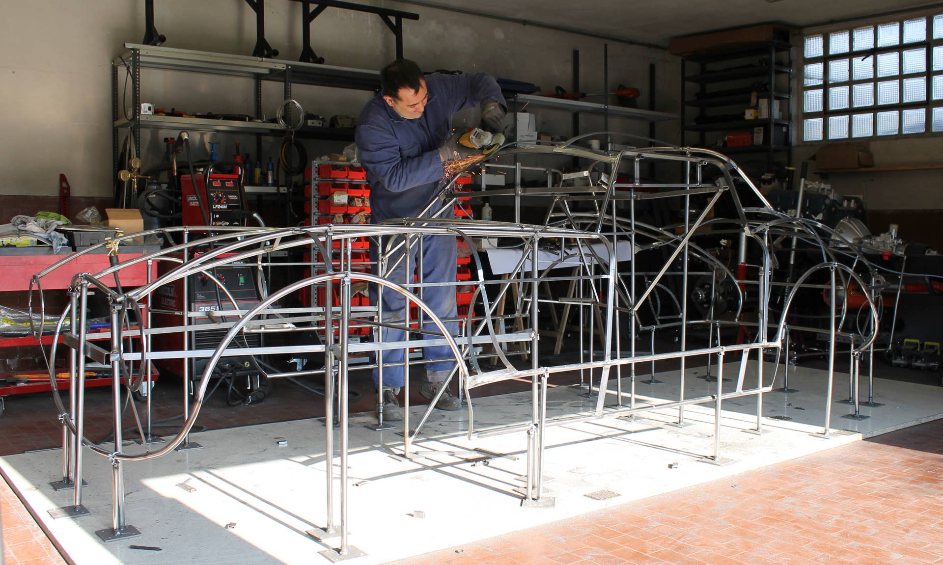 Effeffe Berlinetta tubular spaceframe