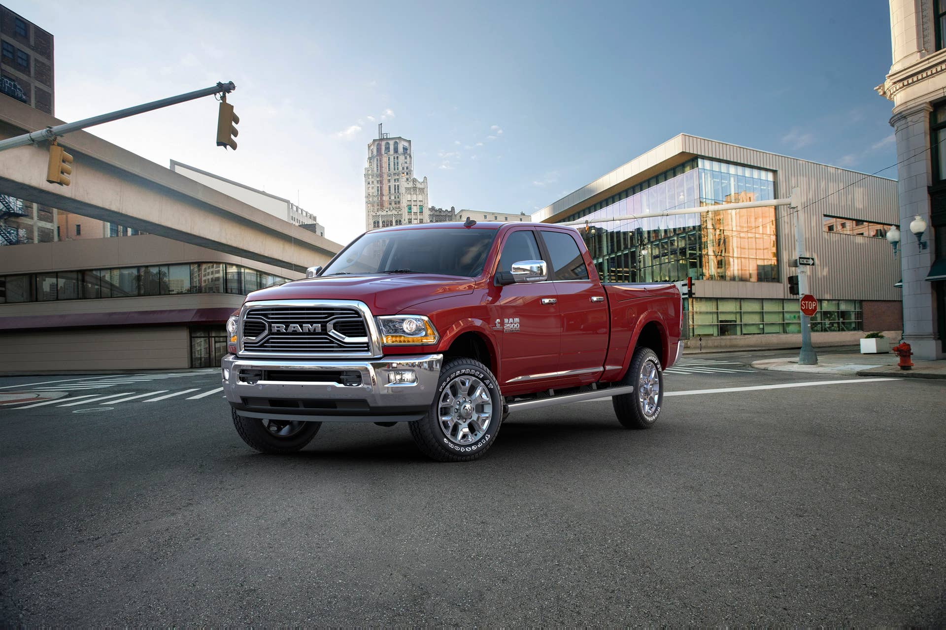 red 2016 ram 2500 heavy duty front