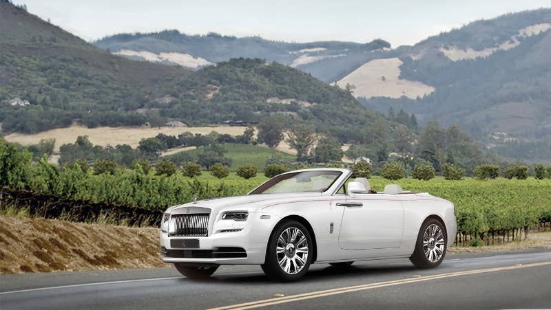 Bidder at the 2016 Naples Winter Wine Festival will become the first North American customer to receive the new Rolls-Royce Dawn (PRNewsFoto/Rolls-Royce Motor Cars)
