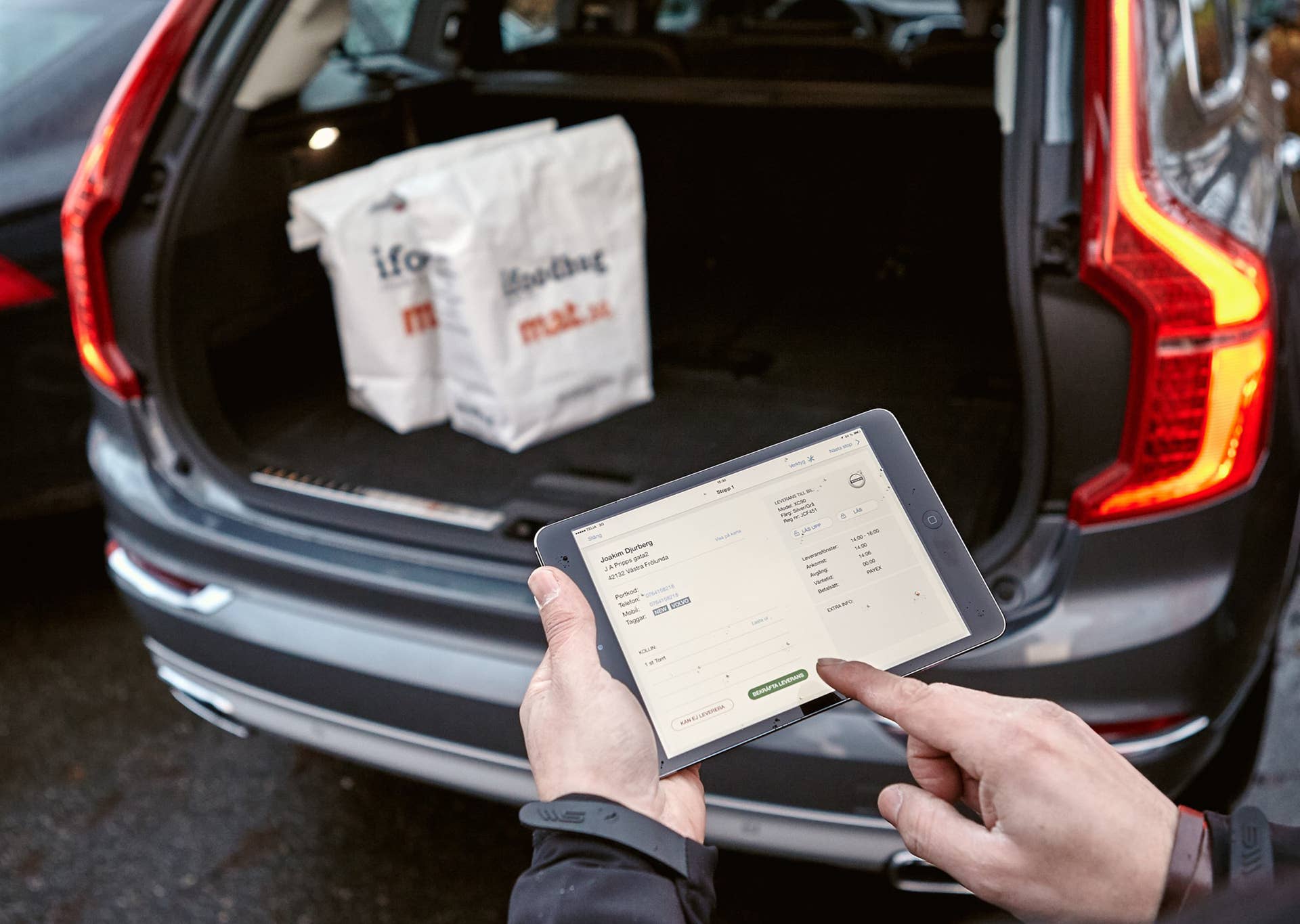 Volvo In-Car Delivery