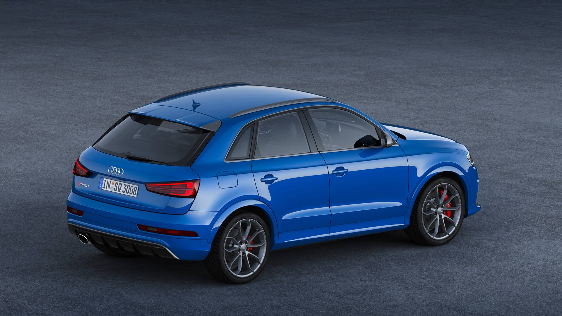 2016 Audi RS Q3 Performance static above rear 3/4