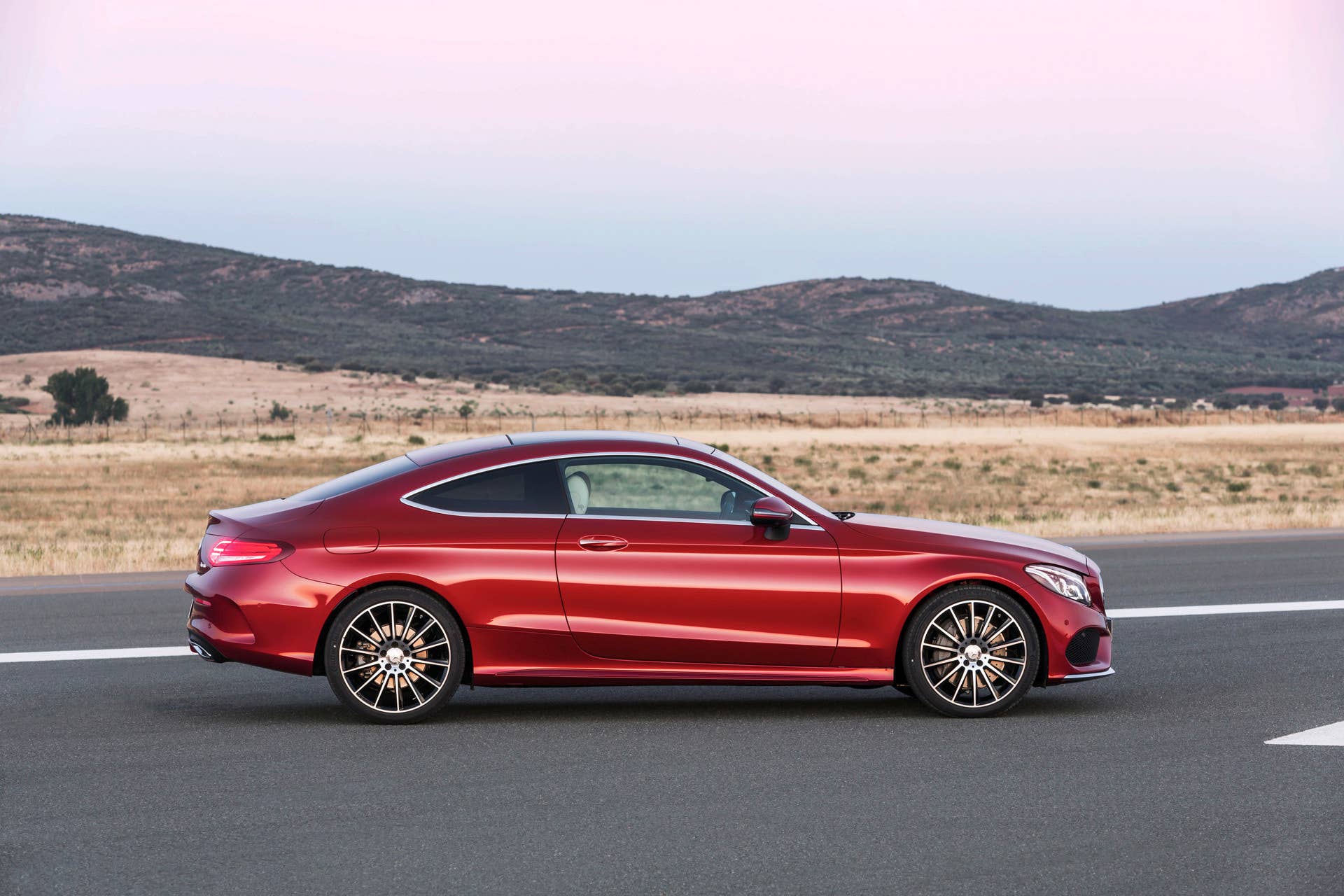 coupe 2017 mercedes c-class c300 profile