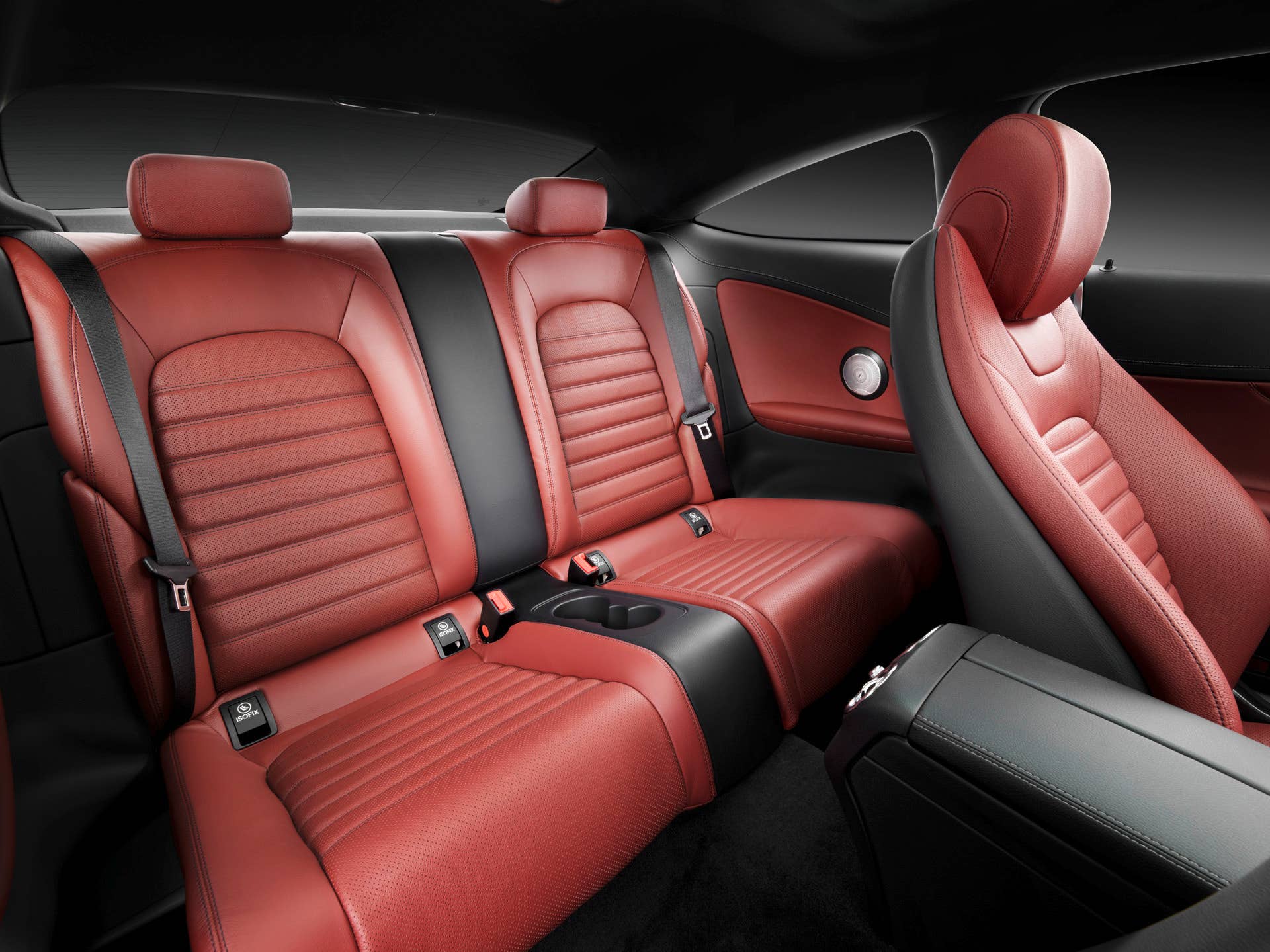 backseat mercedes c-class coupe 2017