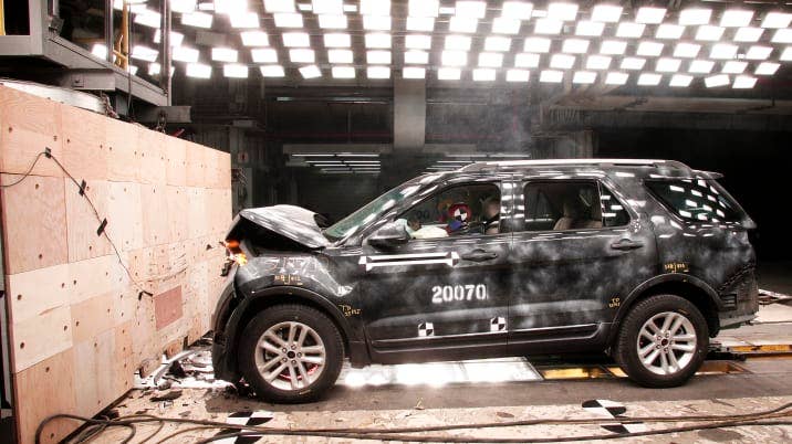 Ford Demonstrates Its Latest Crash Test Technology
