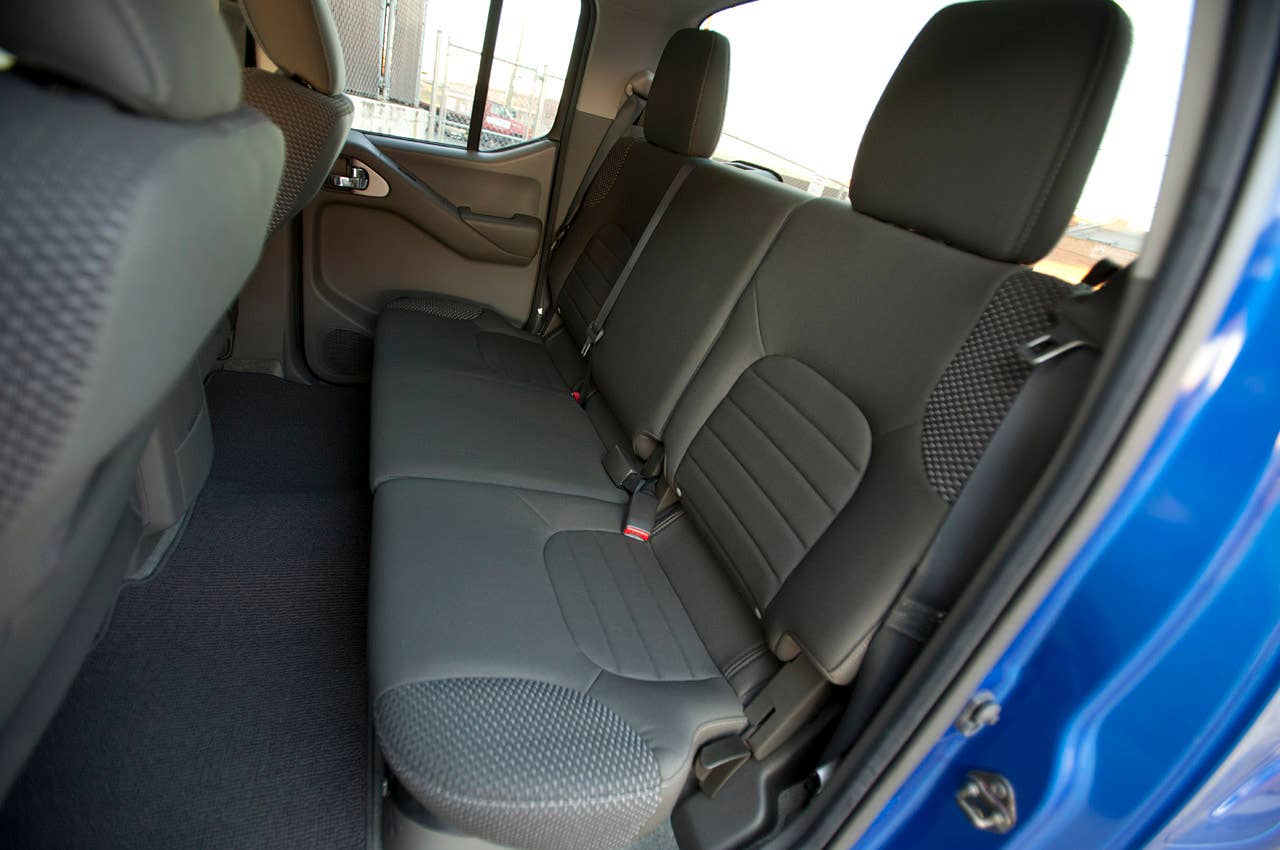 2012 Nissan Frontier Crew Cab 4x4 rear seats
