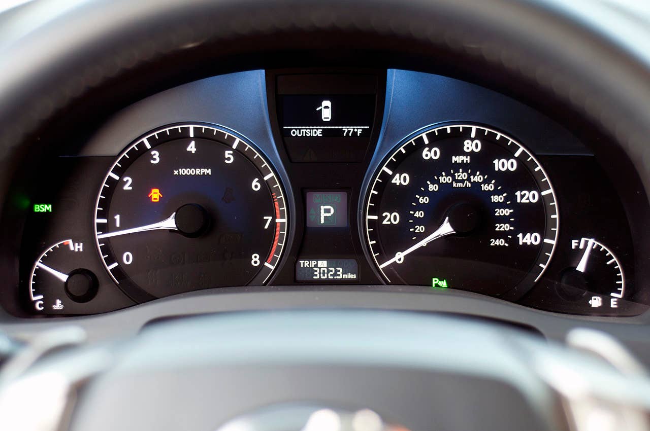 2013 Lexus RX 350 F Sport gauges