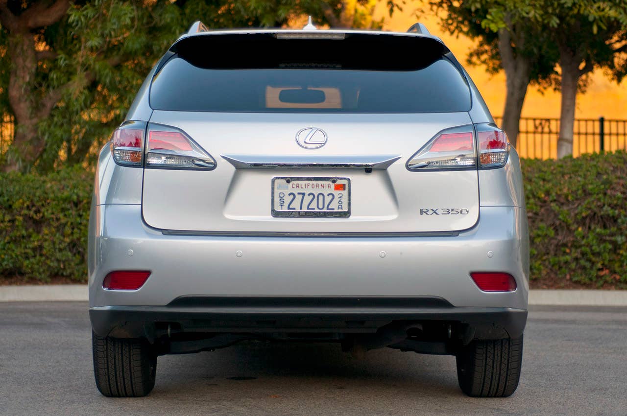 2013 Lexus RX 350 F Sport rear view