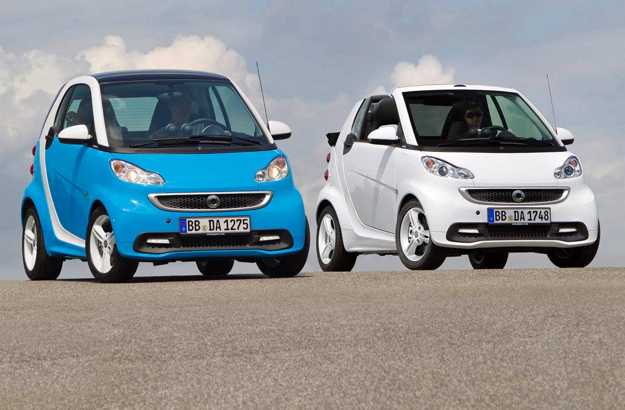 smart fortwo ice shine  2012