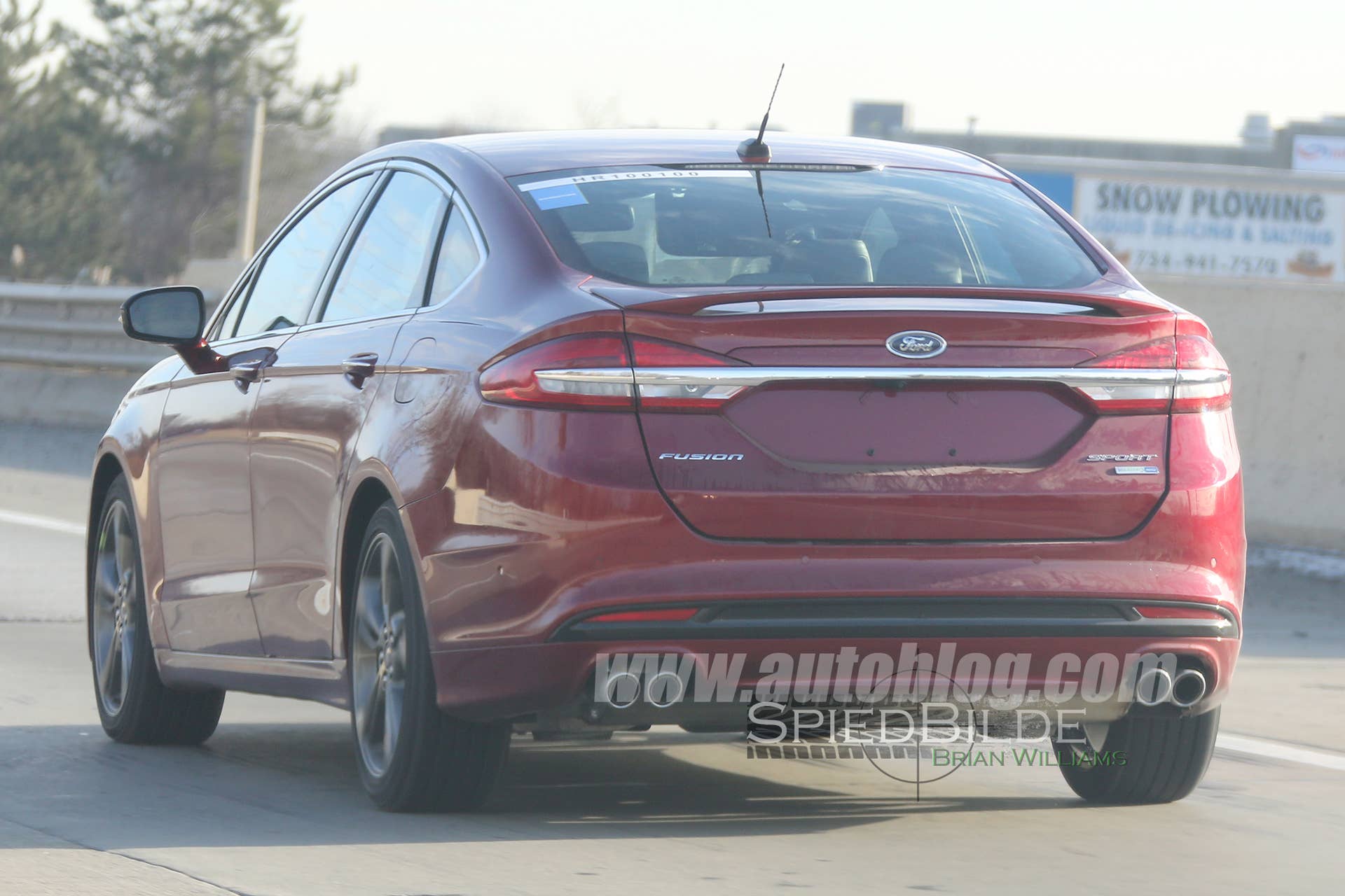 2017 Ford Fusion spy shots